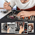 Miniatyrbild 3 av 3: 115 i 1 precisionsskruvmejselsats för reparation av iPhone, bärbar dator