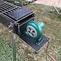 Miniatyrbillede 4 af 5: 30w 220v Blæsemaskine + regulator Variabel hastighed Elektrisk blæser - Grillblæser Trækulssmed blæser