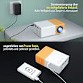 Miniatyrbilde 2 av 3: Miniprojektor, Led Mobiltelefon Videoprojektor Full HD För Hemmabio, För Utomhusbruk