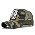 Pikkukuva 1 / 3: Hevonen Eläin Kirjailtu Baseball-lippis Mesh Trucker Hat Camouflage