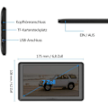 Miniatyrbillede 2 af 5: GPS navigation til bil lastbil 2023 kort køretøj GPS navigation 7 tommer touch screen stemme bil GPS til lastbil hastighedsadvarsel, Australien