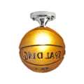 Miniatyrbillede 1 af 5: Fodbold LED-loftlampe Lysende Fodboldstang Med Yellow