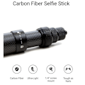 Pikkukuva 4 / 5: Ultralång kolfiber osynlig Selfie Stick Justerbar förlängningsstav för Insta360 ONE X2 / ONE R / ONE X selfiestick