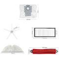 Miniatyrbild 7 av 7: INF Tillbehör för robotdammsugare Xiaomi Roborock T8/Q7 Max+