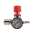 Miniatyrbilde 1 av 5: Trykkregulator for luftkompressor, reduksjonsventil, 3-hulls styreventil (firkant rund form sendes tilfeldig)
