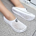Pikkukuva 3 / 6: Unisex-korkkisandaalit Casual Tofflor Nopeakuivuva Valkoinen White 40