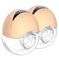 Pikkukuva 5 / 5: 2 kpl Handsfree-rintapumppu Kannettava Sähköinen Rintapumppu Kevyt LED-näytöllä 4 Tilaa & 12