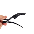 Miniatyrbillede 5 af 5: Hårklemme Frisørklemmer Klosektion Alligatorklemmer Barb Sort