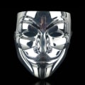 Miniatyrbilde 1 av 5: V for Vendetta Halloween-festmasker Silver