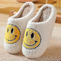 Miniatyrbilde 1 av 3: Tøfler Smiley Face Tøfler Dame Smilende Tøfler Happy Face Tøfler