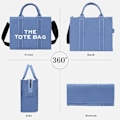 Pikkukuva 2 / 5: Damen Canvas-Shopper Casual Canvas-Messenger Bag Schultertasche Blå