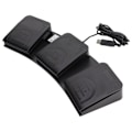 Miniatyrbillede 2 af 5: USB Fodkontakt 3-knaps Multifunktion Ergonomisk Følsom Holdbar USB Fodpedal til Spil Medieinstrument
