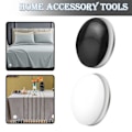 Miniatyrbilde 4 av 5: 1/10 stk Magnetisk gardinvekt Vanntett dusjdraperimagnet Svart 1 stk 10 stk black 1pcs 10pcs