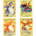 Miniatyrbild 1 av 3: Charizard Vmax Metallkort - 4 st Ultra Sällsynta Kort Metallkort V Kort/vmax/ex/dx Samlarkort - Presenten till Samlare