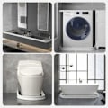 Miniatyrbild 3 av 10: Vattenstopp Vattenhållare remsa - 200cm - Dusch - Badrum-Xin gray