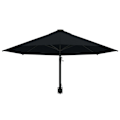 Miniatyrbillede 5 af 9: vidaXL Væghængt Parasol med Metalstang 300 cm Sort black 9750