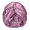 Lila Satin Bonnet Silkesmössa Sovmössa för Kvinnor Hårskydd Justerbar-FA-