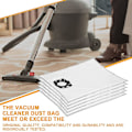 Miniatyrbild 2 av 4: 12-pack filterpåsar Dammsugarpåsar för Karcher WD4 WD5 WD6 MV4 MV5 MV6 reservdelar Tillbehörssats
