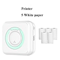 Pikkukuva 5 / 5: Mini Pocket-tarratulostin, Bluetooth-yhteys, langaton kannettava tulostin style4