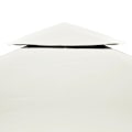 Pikkukuva 3 / 5: vidaXL Paviljongin katto 310 g/m² 3 x 3 m kermanvalkoinen white