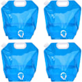 Miniatyrbild 1 av 5: 4-pack 10L hopfällbar vattenflaska med kran, bärbar flexibel vattenkanna för dricksvatten, hopfällbar vattenpåse för utomhuscam