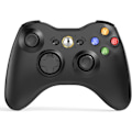 Miniatyrbillede 1 af 5: Trådløs controller kompatibel med Xbox 360 2.4GHZ Gamepad Joystick (Sort)