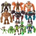 Miniatyrbild 1 av 5: 11 st/set leksakssamling presentdocka modelldekoration ben 10 leksaker beskyddare av jorden actionfigurer