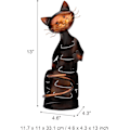 Miniatyrbild 4 av 5: Metall Vinflaskhållare, Kattformad Vinflaskhållare, Metall W