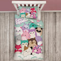 Pikkukuva 3 / 5: Squishmallows Vuodevaatteet Squish Squad 150x210cm multicolor 874