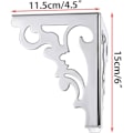 Miniatyrbilde 2 av 5: IC 4 stk metallmøbelbein føtter, moderne sofaskåpsbein for reparasjon og restaurering av kommode, skap 550 lbs per bein (sølv, 15 cm/6 tommer)