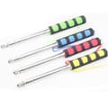 Miniatyrbild 2 av 5: New 2M Portable Retractable Handheld Windsock Flagpole Telescopic Random Color 2m-FA-