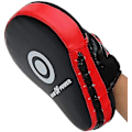 Miniatyrbillede 2 af 5: Boksepude Håndmål 1 par Ufc Mma Træning Punching Pads Pu Læder Strike Pads Target Mitt Handske 25,5 X 19 X 4,5 Cm (rød og sort)