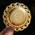 Pikkukuva 3 / 5: Eid Mubarak -tähti-kuu-mini kannettava kultainen suitsuke moon star