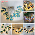 Miniatyrbild 3 av 5: 1,65 m 10 LED-ljusslinga Ramadan Lykta STIL 3 STIL 3 Sty