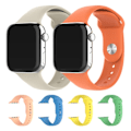 Miniatyrbillede 3 af 5: Passer til Apple Watch silikone rem 38/40/41mm rem Sort