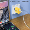 Miniatyrbild 2 av 5: 40W Snabbladdare 3.0 Snabbladdning Typ C USB Mobiltelefon Adapter PD Väggladdare För iPhone 15 Samsung Xiaomi Huawei