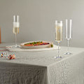 Miniatyrbillede 3 af 4: Glas Champagne 4-pak 6-ounce Champagneglas 4st Set, Premium Square Edge Blåst Glas Vinglas The Best1217