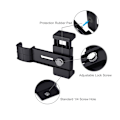 Miniatyrbild 5 av 5: Smartphone Fixeringsklämma 1/4 tums Hållare Fäste + Grepp Fällbart Stativfäste Kit för DJI OSMO Pocket / Pocket 2