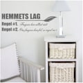 Pikkukuva 1 / 2: Hemmets lag Roliga väggord