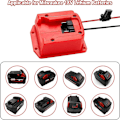Miniatyrbilde 5 av 5: Strømadapter for Milwaukee M18 18V Batteri med Sikring for Rc Bil, Robotics