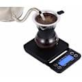 Miniatyrbild 6 av 10: INF Digital Köksvåg / Kaffevåg 3 kg/0.1 g precision Sort