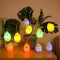 Miniatyrbild 3 av 4: EASTER LIGHTS - 10 LED påskljusslinga kyckling påsk LED