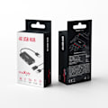 Miniatyrbilde 5 av 5: Maxlife Home Office USB 2.0-hub USB - 4x USB 0,15 m + kabel 1,5 m, Svart 100