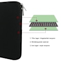 Miniatyrbillede 6 af 9: Laptop Sleeve / Laptopfodral - Vælg størrelse Grå Grey 14 tum - Grå