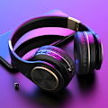 Pikkukuva 5 / 5: Brusreducering Trådlösa hörlurar Bluetooth headset, trådlöst och trådbundet Dual-Mode Smart Bluetooth Subwoofer Bluetooth 5.1 Mobildator blå