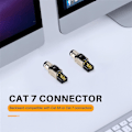 Pikkukuva 4 / 5: 6-pakkaus työkaluton suojattu RJ45 Cat 8, Cat8 kenttäliitäntäliitin, Cat8-liitin, Cat8-liitin as shown