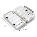 Pikkukuva 2 / 10: Pill Box Medicin Dispenser SVART black