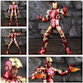 Miniatyrbillede 3 af 4: ZD Toys Marvel Iron Man Mk1 Mk2 Mk3 Mk4 Mk5 Mk6 Mk7 Mk42 Mk43 7\" Film Actionfigur Iron-man Mark 1 2 3 4 5 6 7 42 43 Legends C MK7 A - Boxed