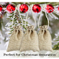 Miniatyrbilde 2 av 5: 7*9cm 50st hamp linneposer poser, lerretsposer med snøring,