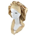 Pikkukuva 1 / 5: Silk Bonnet luonnollinen kihara hiukset Nukkua Satin Bonnet gold